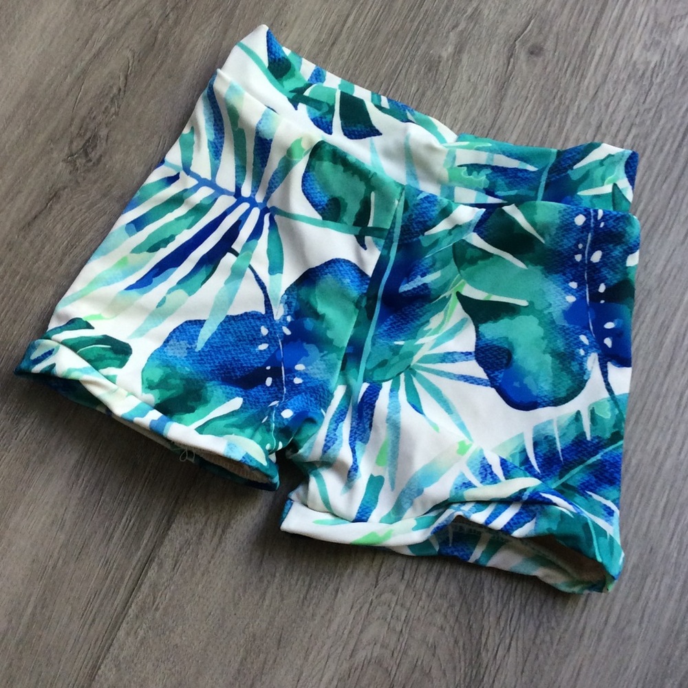 Tropical Palms Swim Trunks 12-18 Months